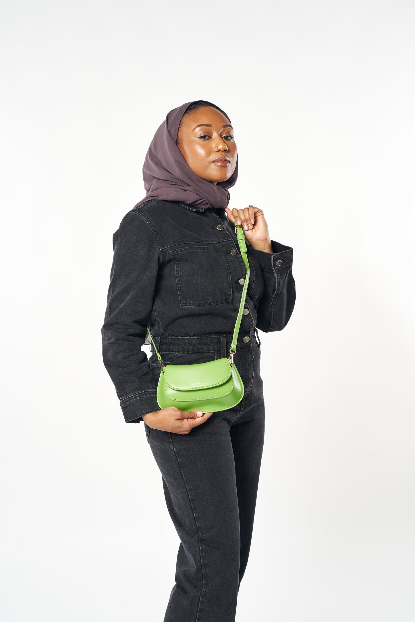 Liya Messenger Bag - Green