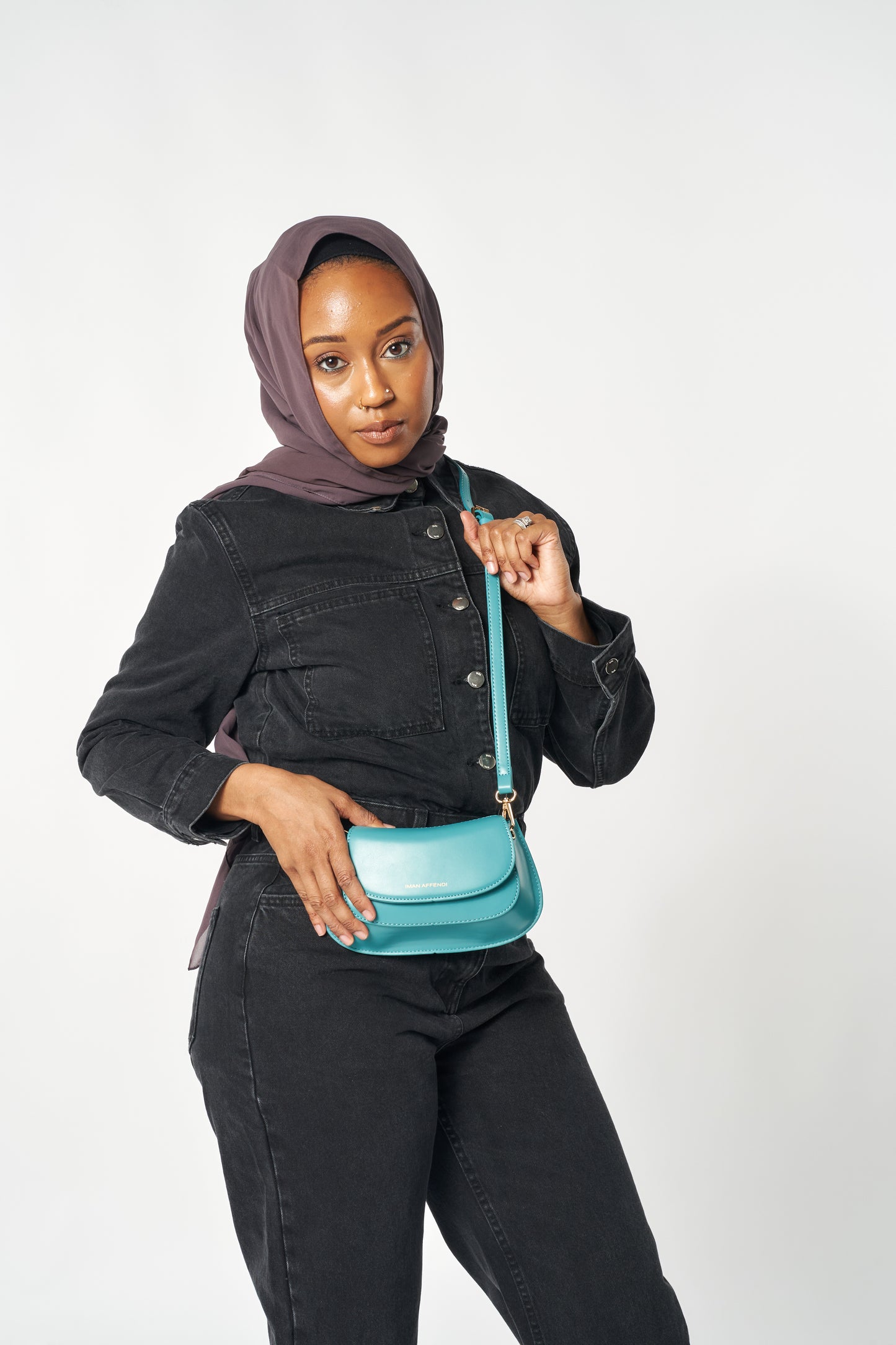 Liya Messenger Bag - Blue