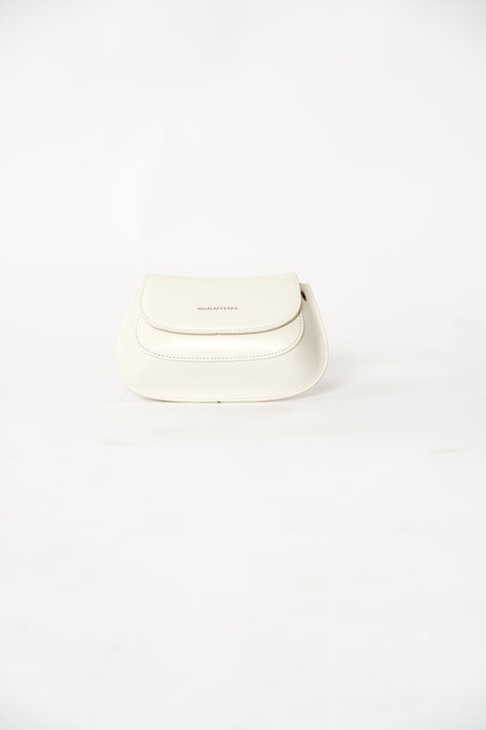 Liya Messenger Bag - White